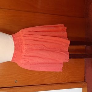 Old Navy Coral Cotton Skirt